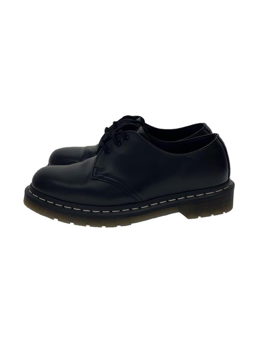 Dr.Martens◆ドレスシューズ/UK7/BLK/24757/3ホール/ホワイトステッチ