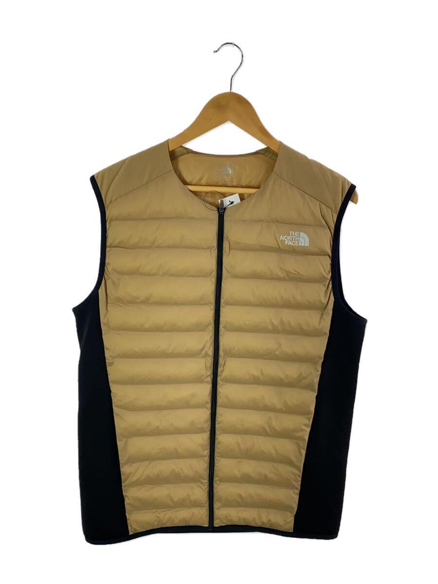 THE NORTH FACE◆RED RUN PRO VEST_レッドランプロベスト/XL/ナイロン/BEG