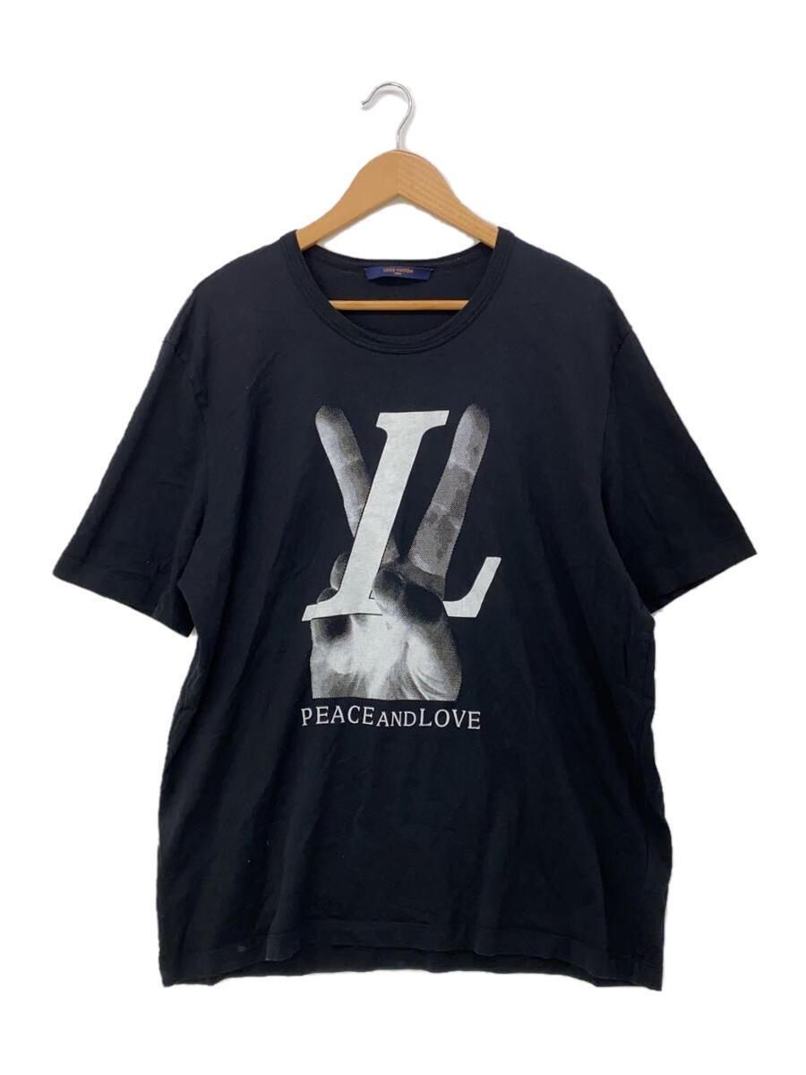 LOUIS VUITTON◆Tシャツ/XXL/コットン/BLK/RM182 FMB HFY79W