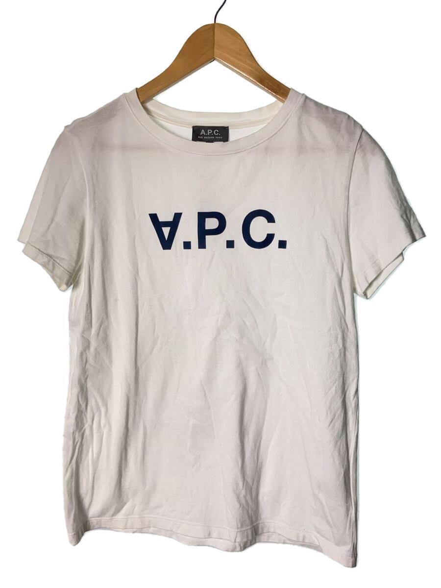 A.P.C.◆Tシャツ/S/コットン/WHT/23215-1-90185_画像1