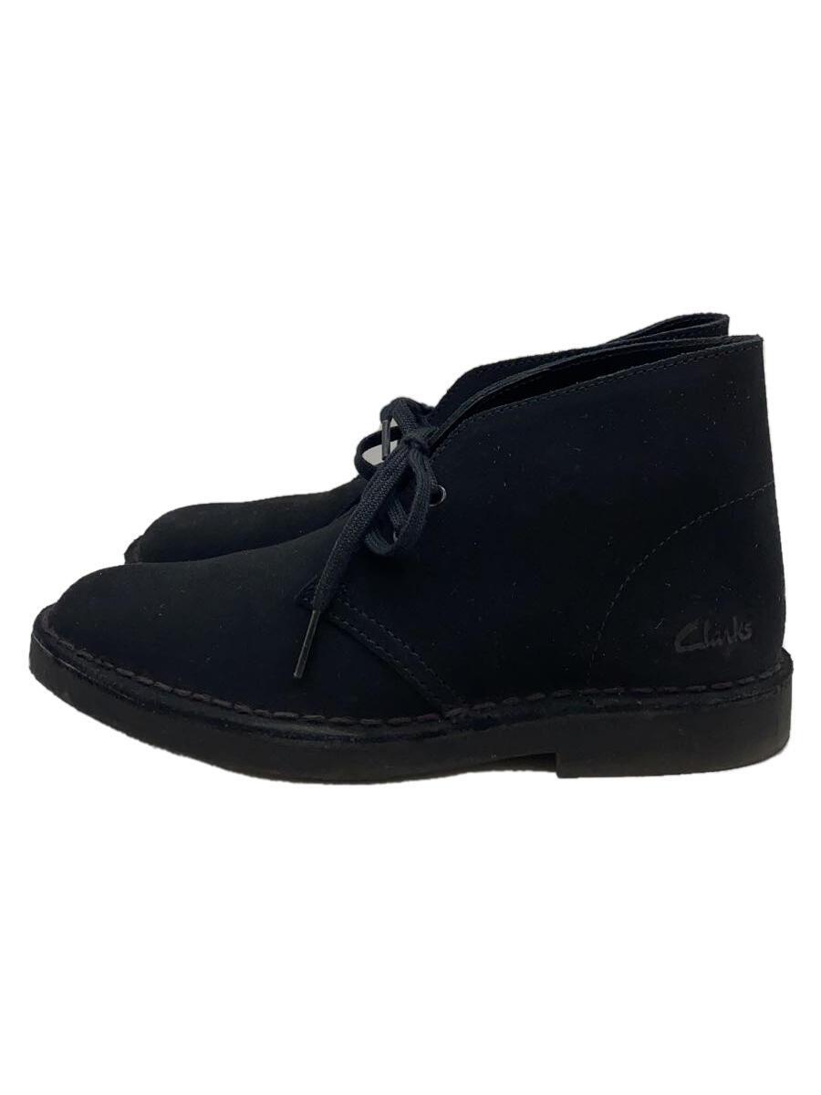 Clarks◆ブーツ/23cm/BLK/スウェード/11826