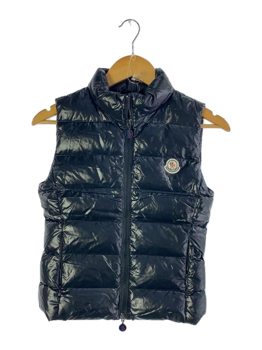 MONCLER◆ダウンベスト/152/ポリエステル/BLK/無地の画像1