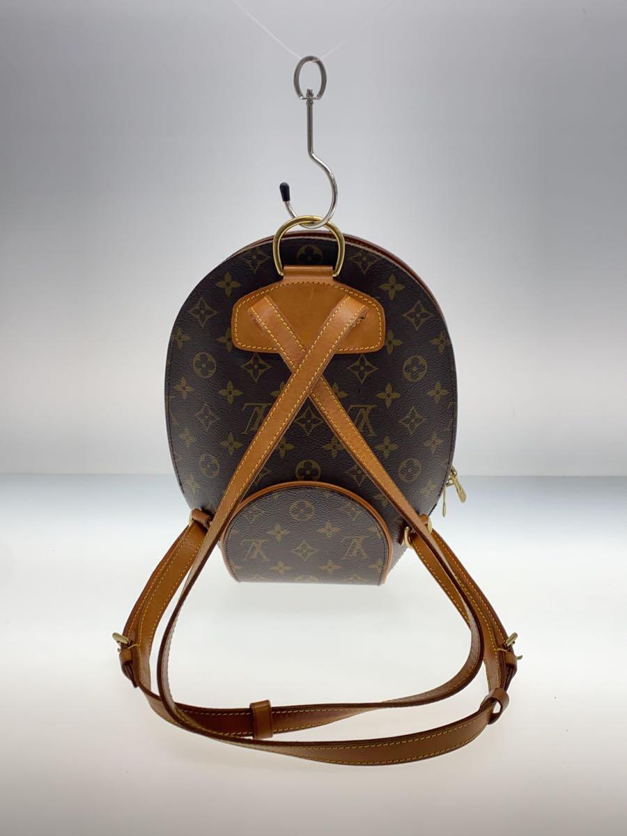 LOUIS VUITTON◆エリプス・サック・ア・ド_モノグラム・キャンバス_BRW/PVC/BRW/総柄_画像3