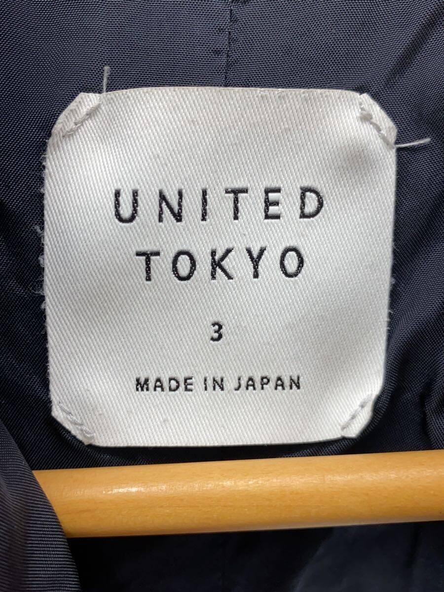 UNITED TOKYO◆ダウンジャケット/3/-/NVY_画像4