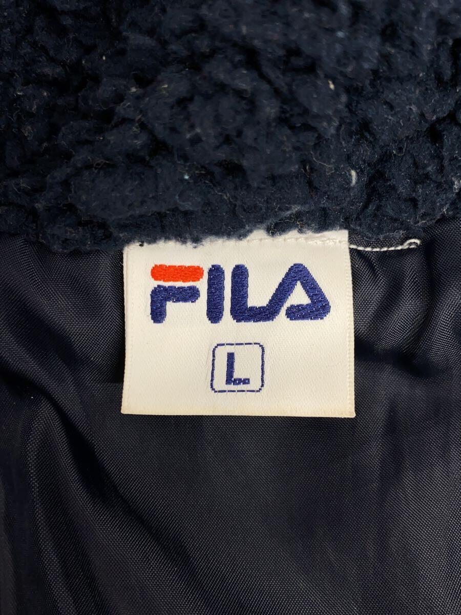 FILA◆ダウンジャケット/L/ポリエステル/NVY/FL-9C15108DJ_画像3