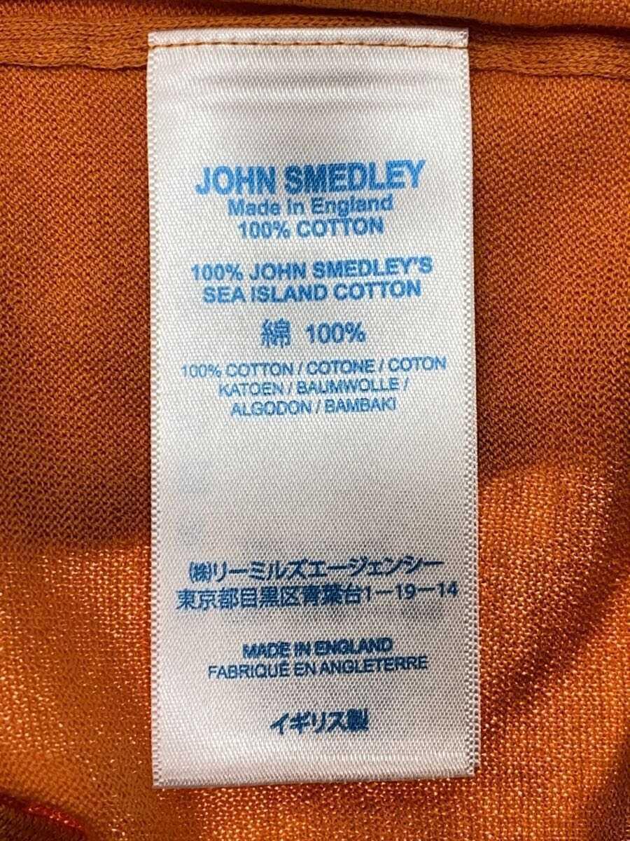 JOHN SMEDLEY◆EMMETT PULLOVER CN LS/L/コットン/ORN/シーアイランドコットン_画像4