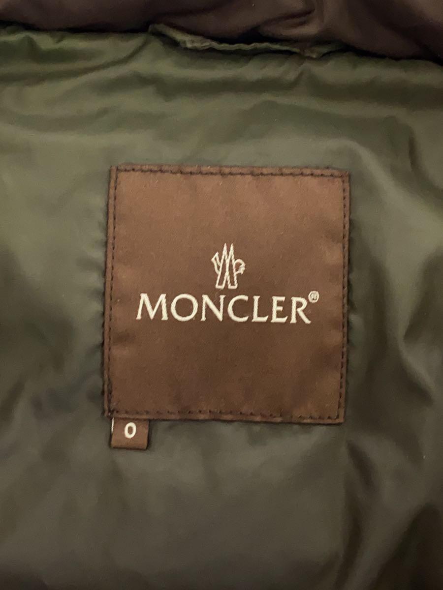 MONCLER◆ダウンジャケット/O/ポリエステル/BRW_画像3