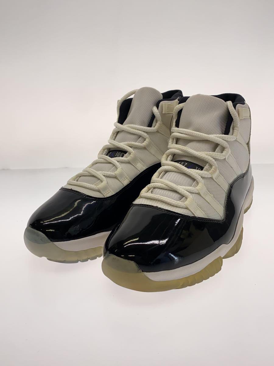 NIKE◆AIR JORDAN 11 RETRO/ホワイト/378037-100/28cm/WHT/箱付_画像2