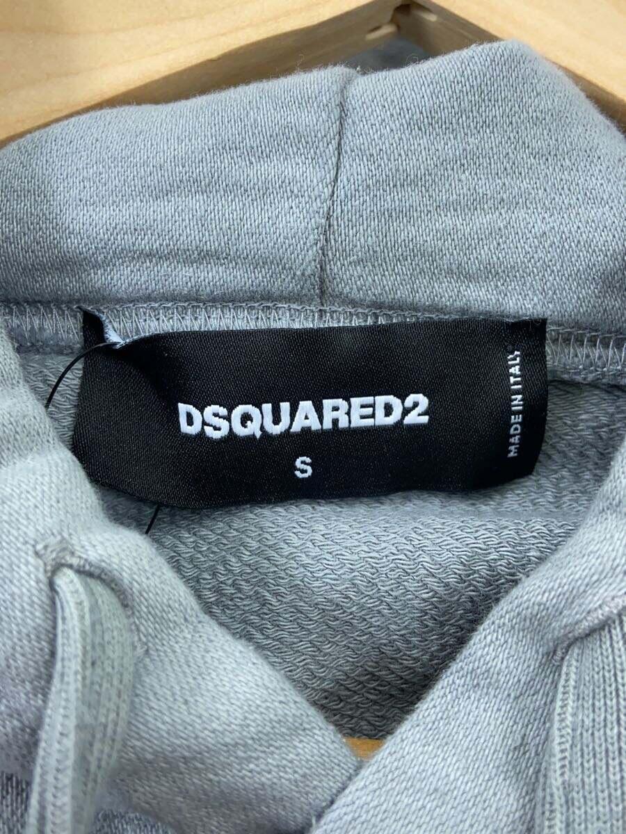 DSQUARED2◆パーカー/S/コットン/SLV/S74GU0568_画像3