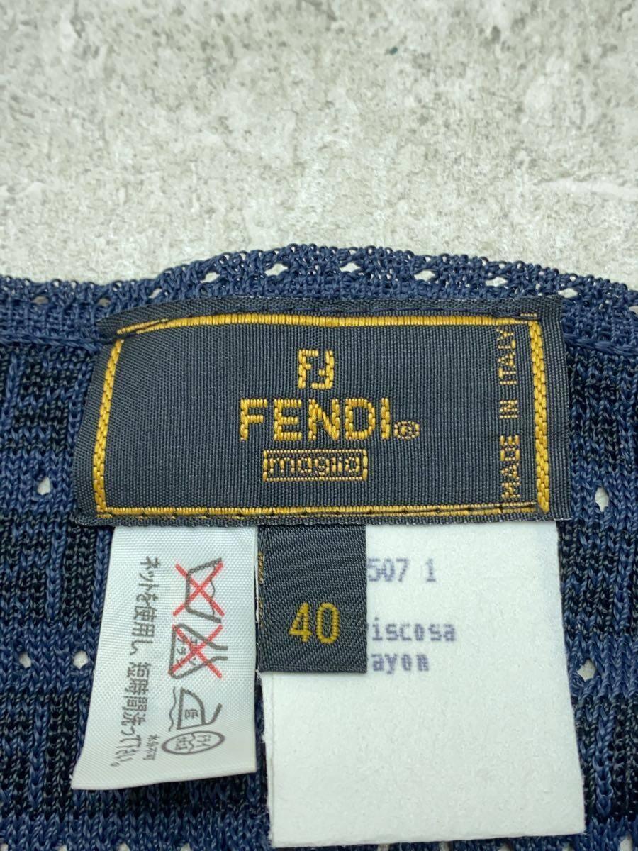 FENDI◆カーディガン(薄手)/40/-/NVY/9507_画像3