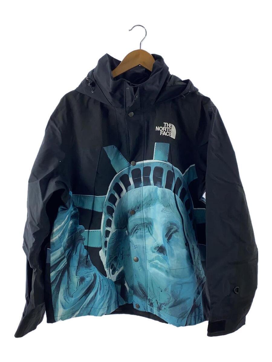 Supreme◆19FW/Statue of Liberty Mountain Jacket/L/ナイロン/ブラック/プリント