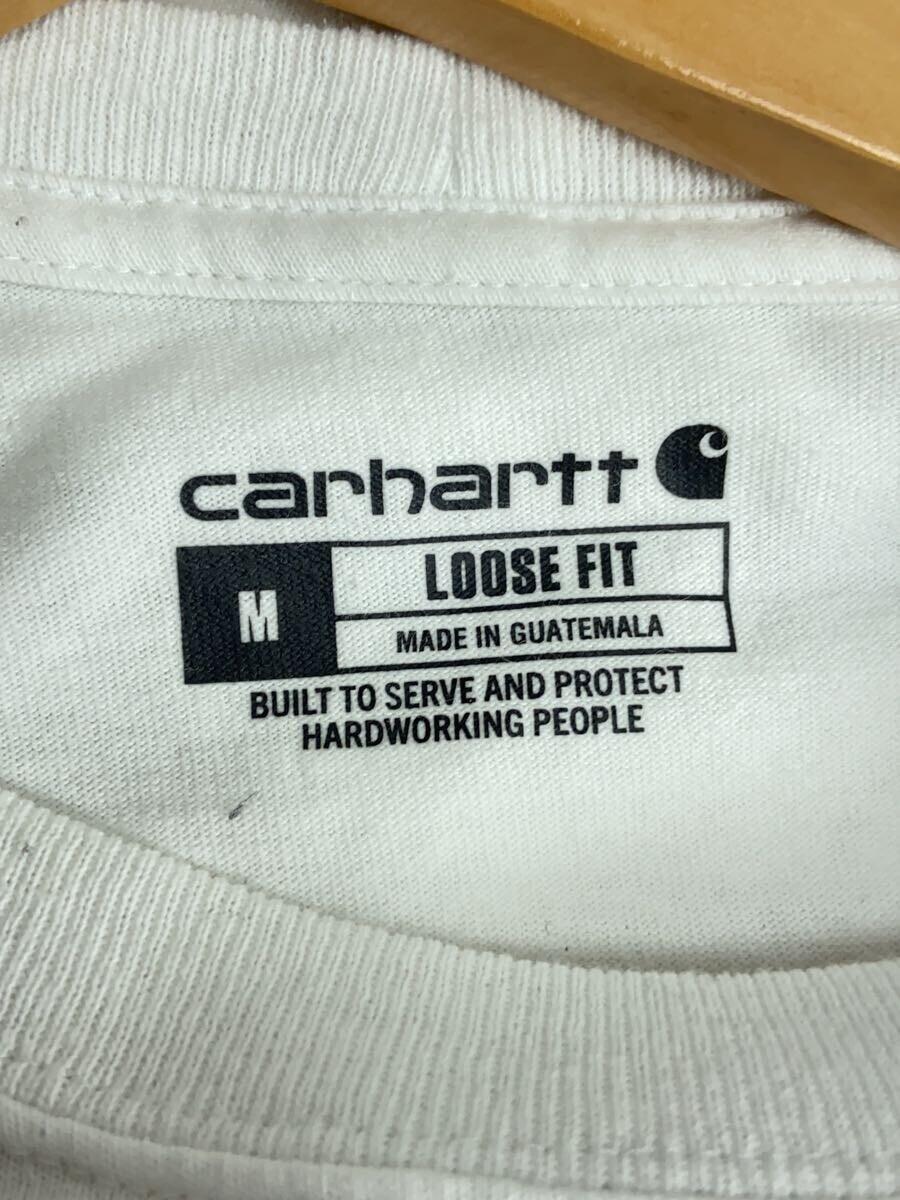 Carhartt◆22SS//LOOSE FIT/Tシャツ/M/コットン/WHT_画像3