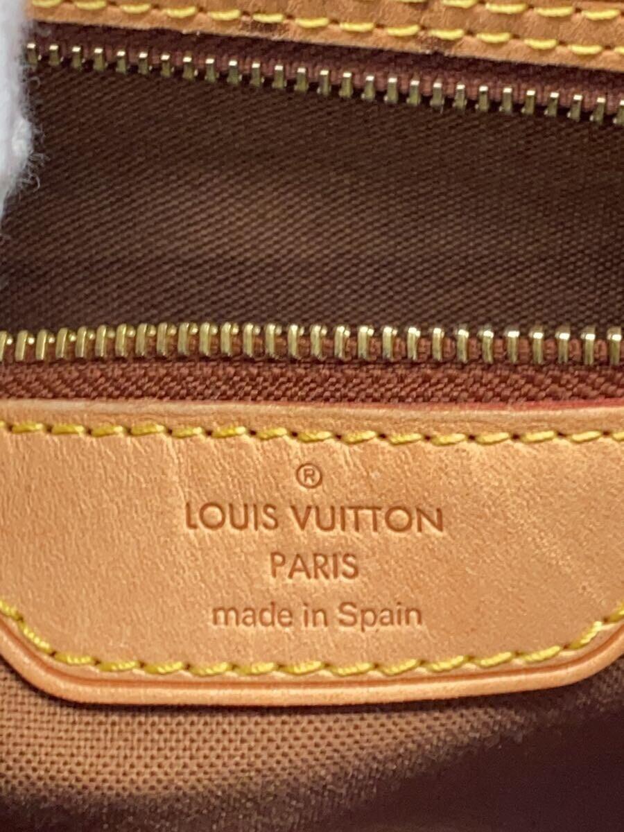 LOUIS VUITTON◆バティニョール・ヴェルティカル_モノグラム・キャンバス_BRW/PVC/BRW_画像5