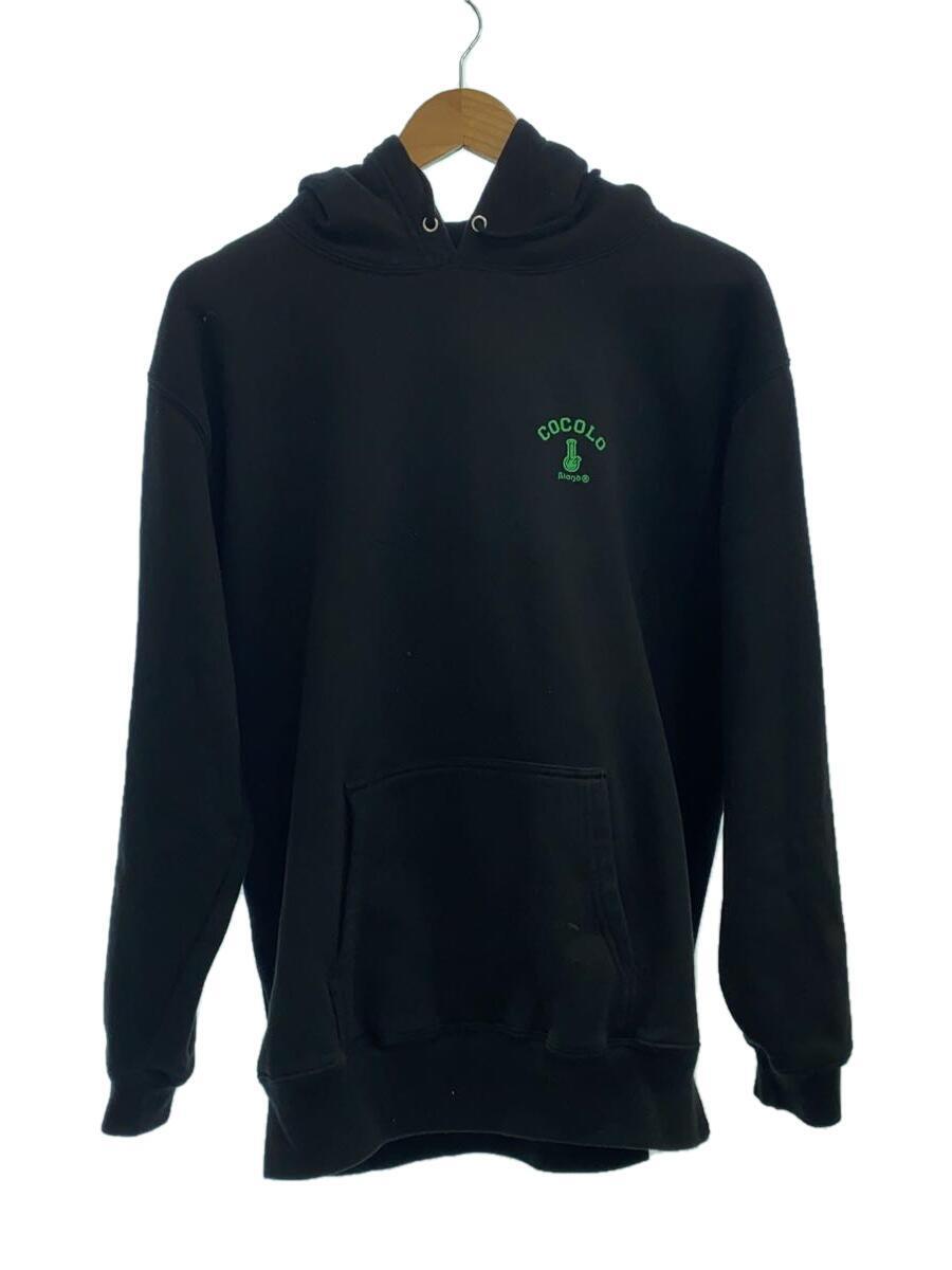 COCOLO BLAND◆SMOKE BONG HOODIE/パーカー/XL/コットン/BLK