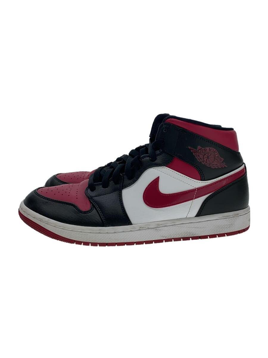 NIKE◆AIR JORDAN 1 MID/エアジョーダン 1 ミッド/ブラック/554724-066/29cm/BLK_画像1