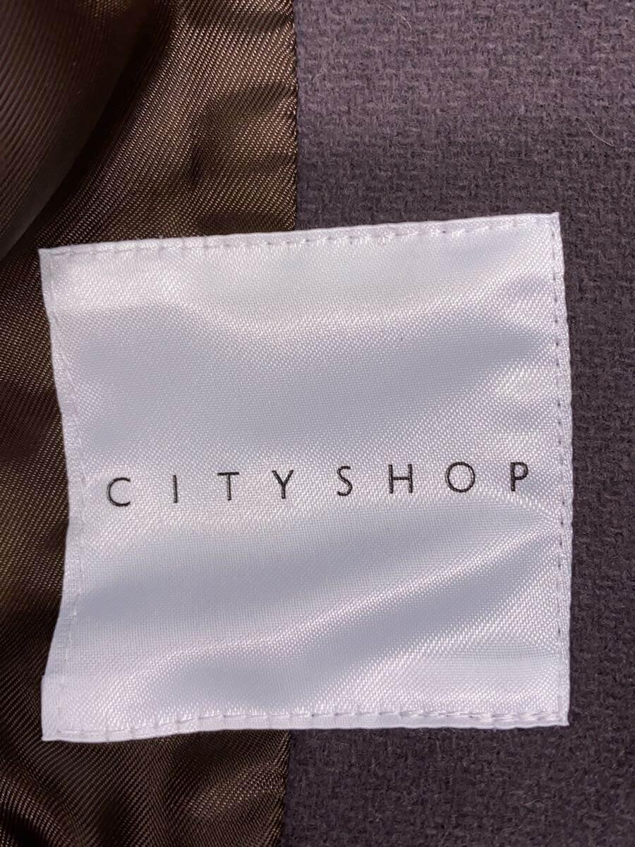 CITYSHOP◆コート/38/ウール/PUP/無地/21-020-042-5060-3-0_画像3