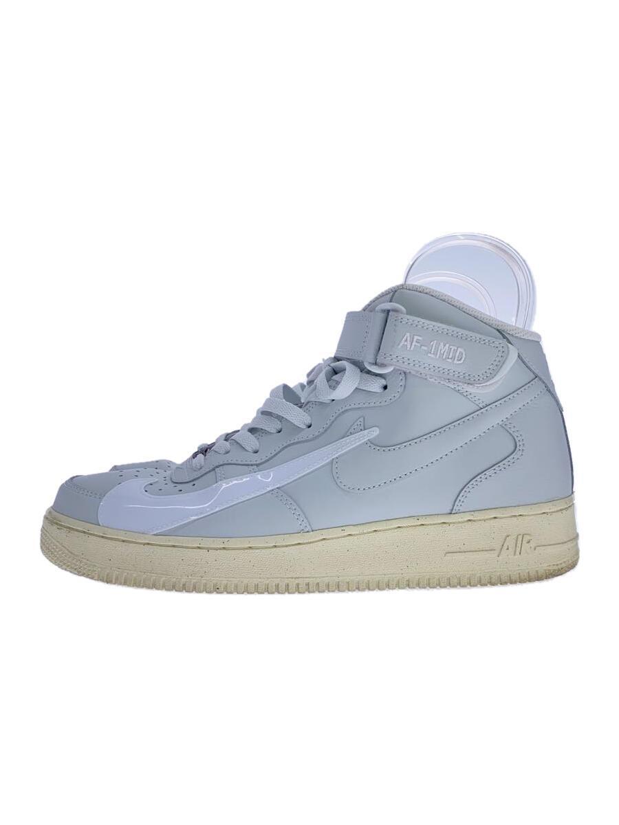 NIKE◆AIR FORCE 1 MID 07 PRM_エア フォース 1 MID 7 PRM/28cm/GRY