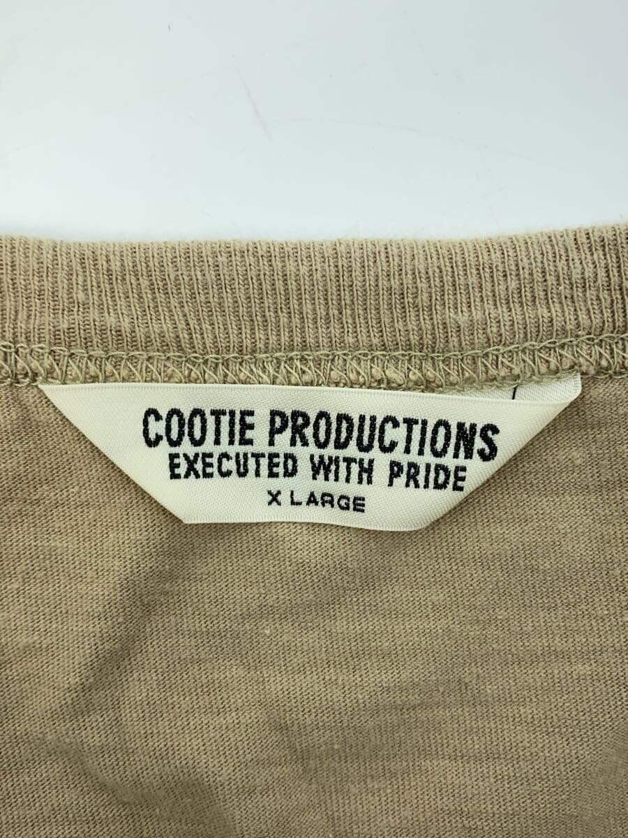 COOTIE◆長袖Tシャツ/XL/コットン/BEG_画像3