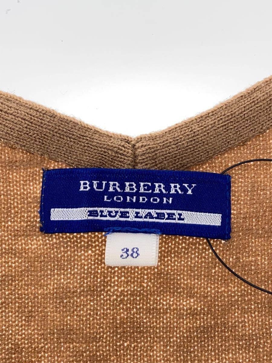 BURBERRY BLUE LABEL◆ニットベスト(薄手)/38/ウール/CML/無地の画像3