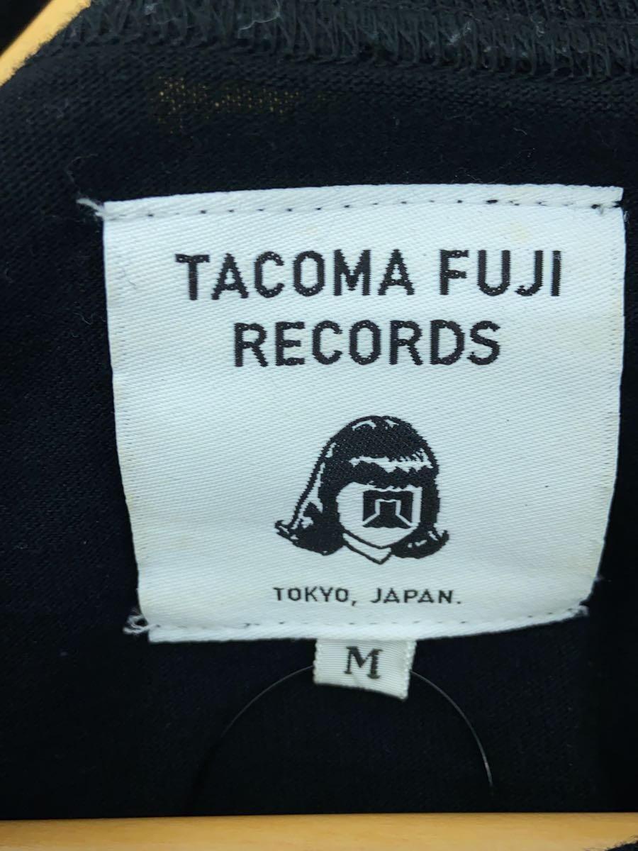 TACOMA FUJI RECORDS/長袖Tシャツ/M/コットン/ブラック/フロントロゴ_画像3