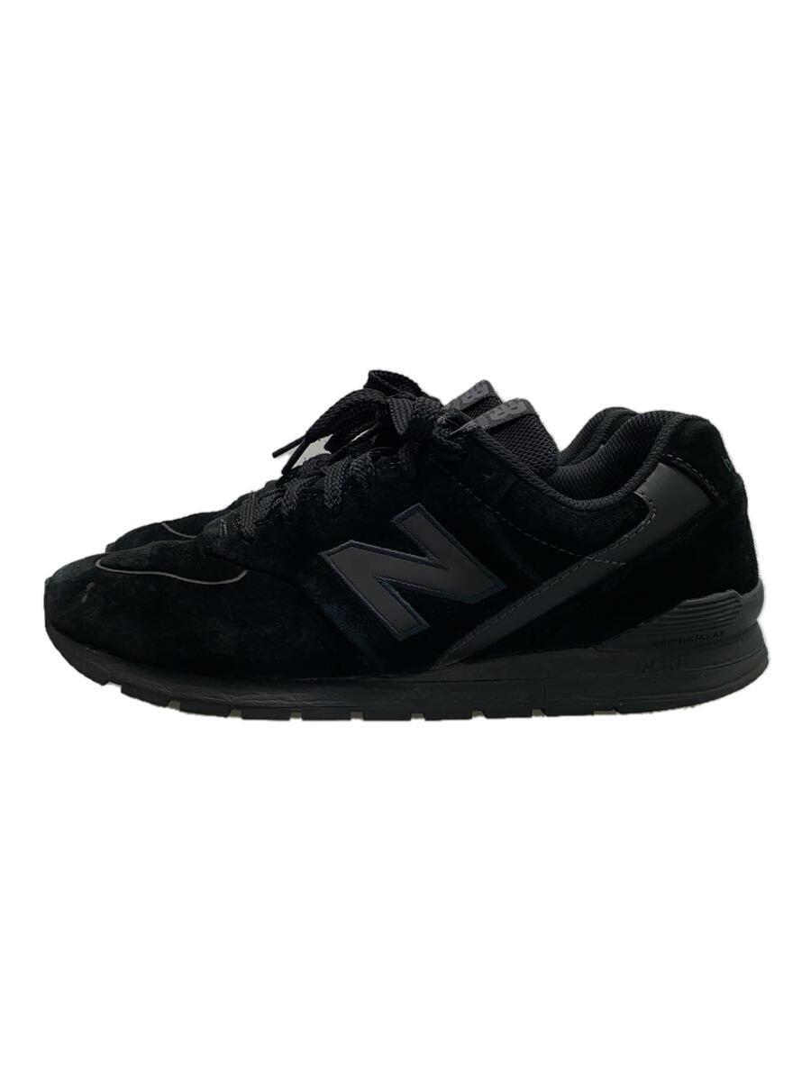 NEW BALANCE◆ローカットスニーカー/25cm/ブラック/スウェード/CM996MC2_画像1