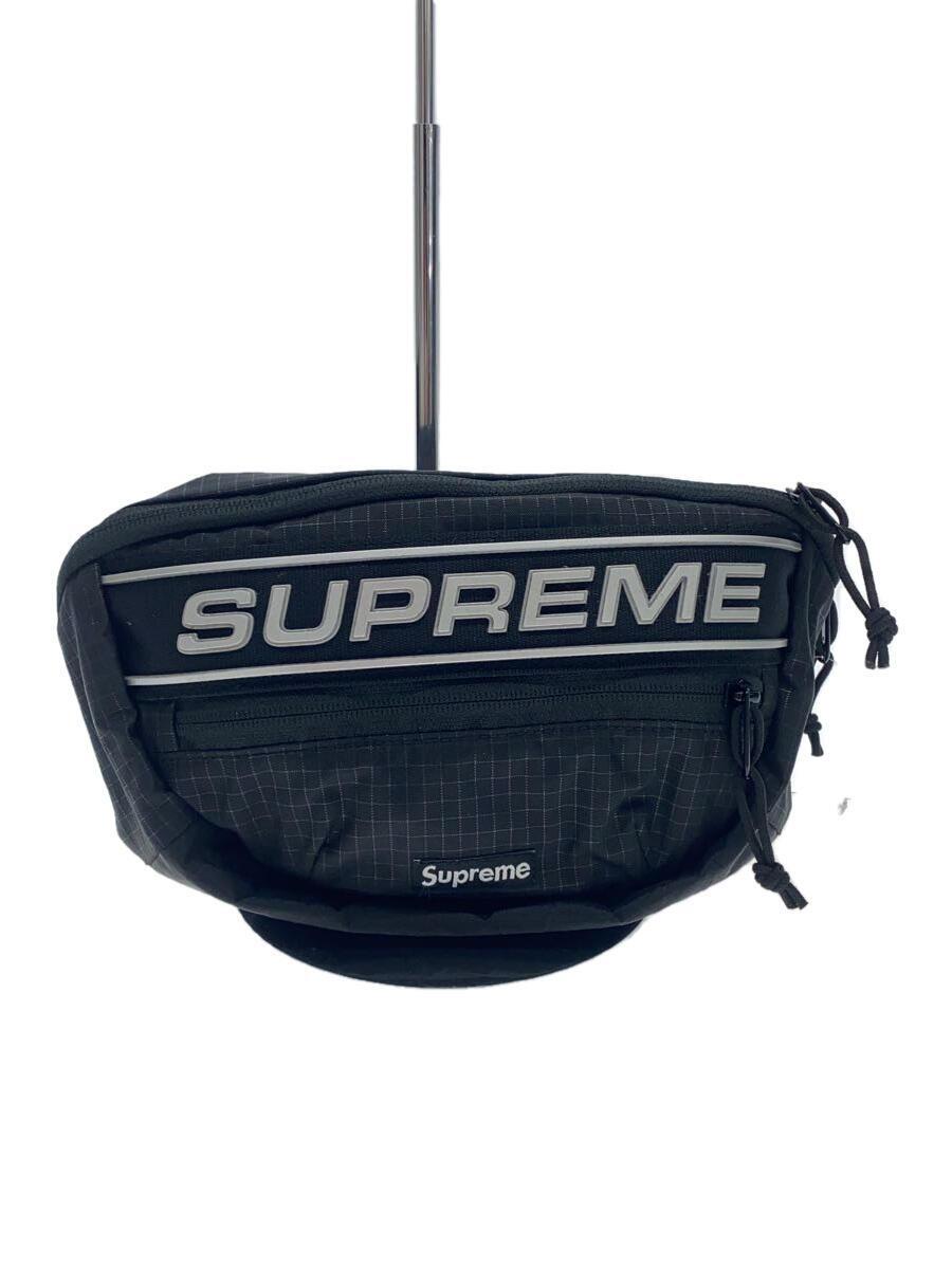 Supreme◆ウエストバッグ/ナイロン/BLK/チェック/23AW/Waist bag