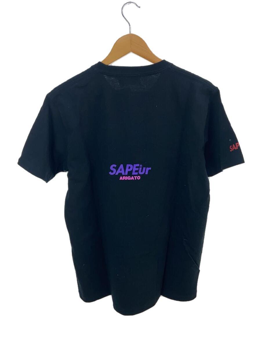 A Elegantes SAPEur◆Tシャツ/L/コットン/BLK/プリントの画像2