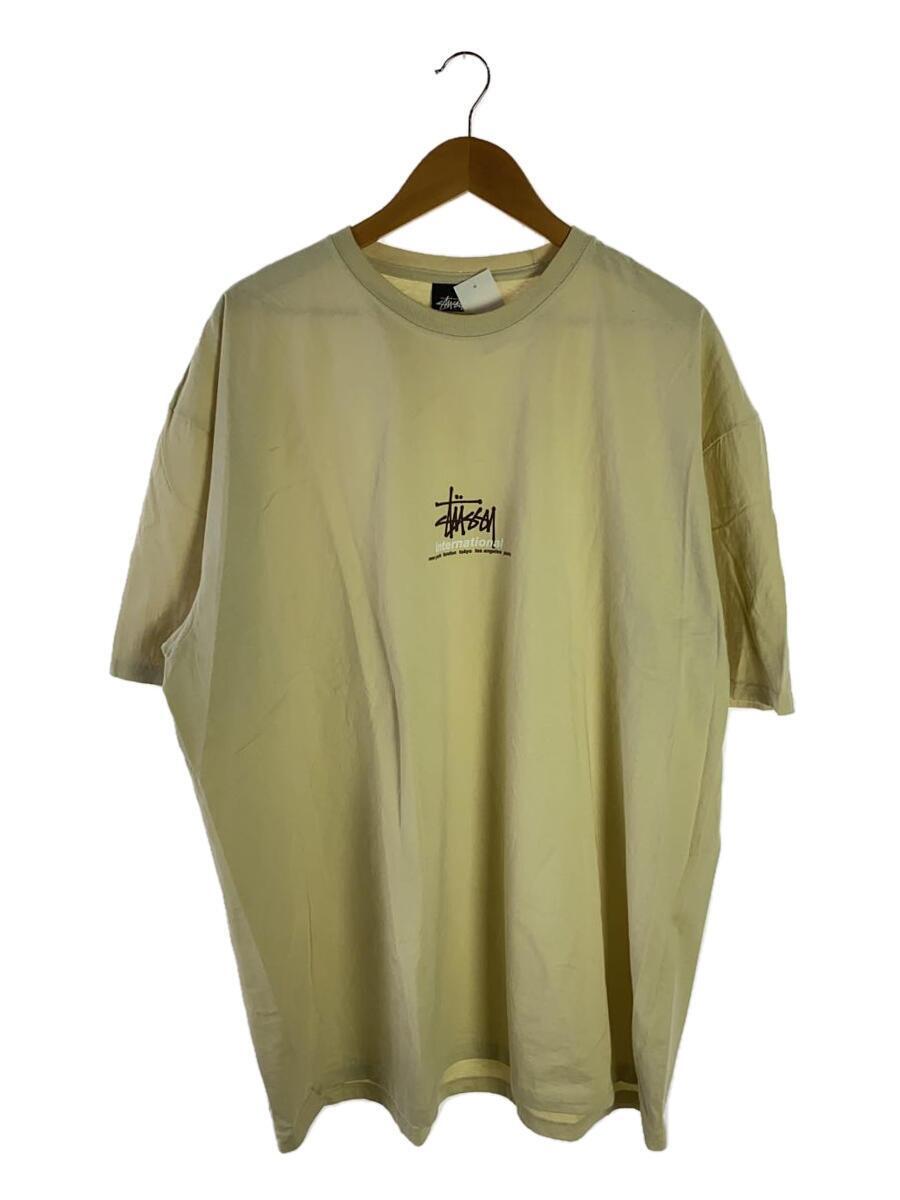 STUSSY◆Tシャツ/XXL/コットン/BEG_画像1