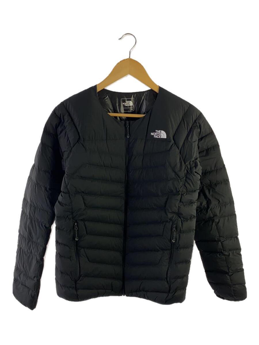 THE NORTH FACE◆THUNDER ROUNDNECK JACKET_サンダーラウンドネックジャケット/M/ナイロン/BLK_画像1