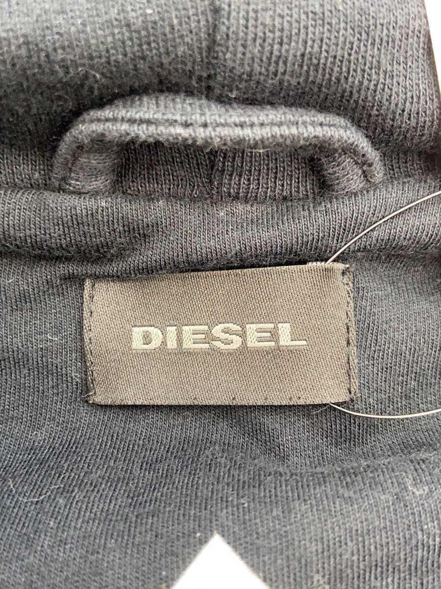 DIESEL◆ジップパーカー/XS/コットン/BLK/無地/00E8F2-BF03_画像3