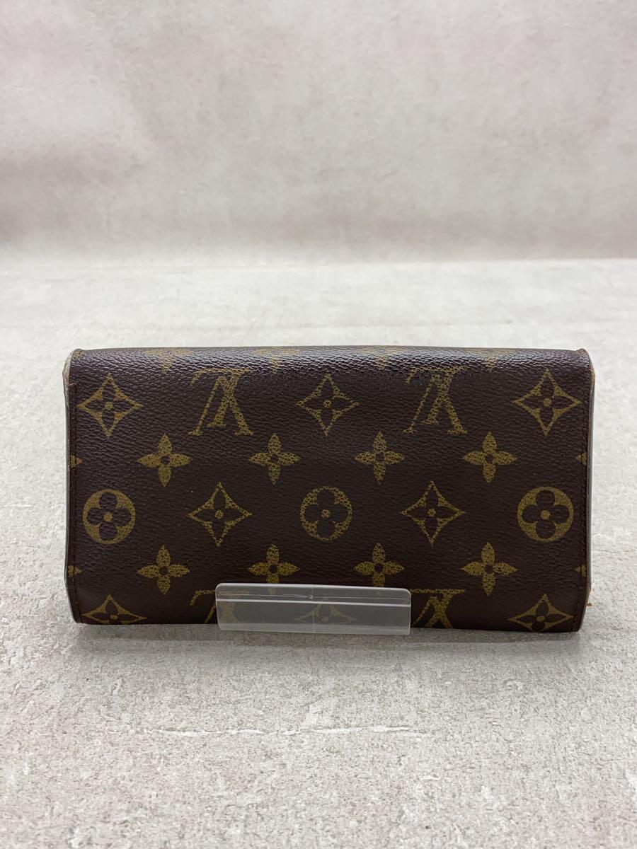 LOUIS VUITTON◆ポルト・トレゾール・インターナショナル_モノグラム・キャンバス/PVC/ブラウン/M61215/TH4028_画像2