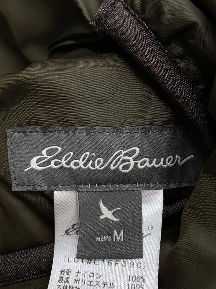 EDDIE BAUER◆ダウンジャケット/M/ナイロン/KHK/L16F390_画像3