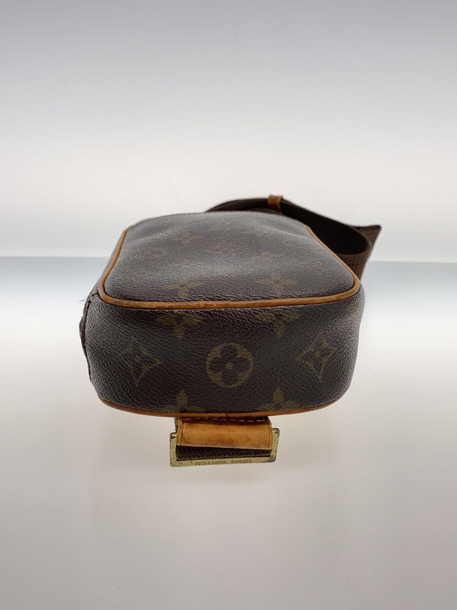 LOUIS VUITTON* pochette * gun ju_ monogram * canvas _BRW/PVC/BRW/ monogram 