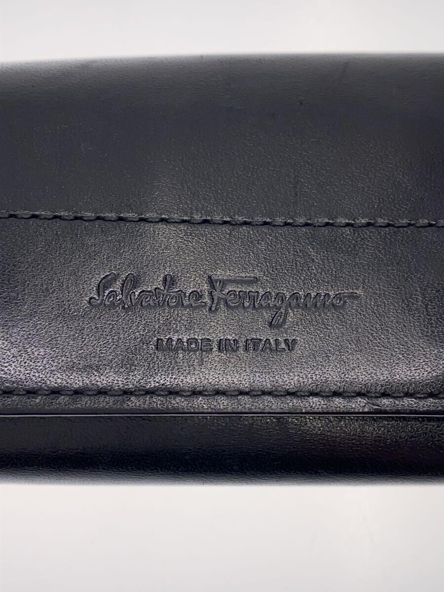 Salvatore Ferragamo◆キーケース/-/BLK/無地/メンズ_画像3