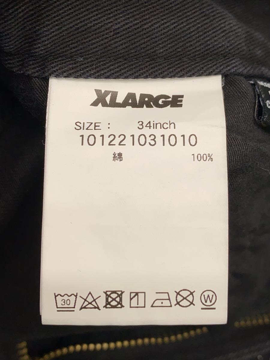 X-LARGE◆ボトム/34/コットン/BLK/101221031010_画像5