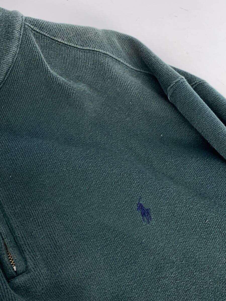 POLO RALPH LAUREN◆ハーフジッププルオーバー/スウェット/グリーン/XXL_画像7