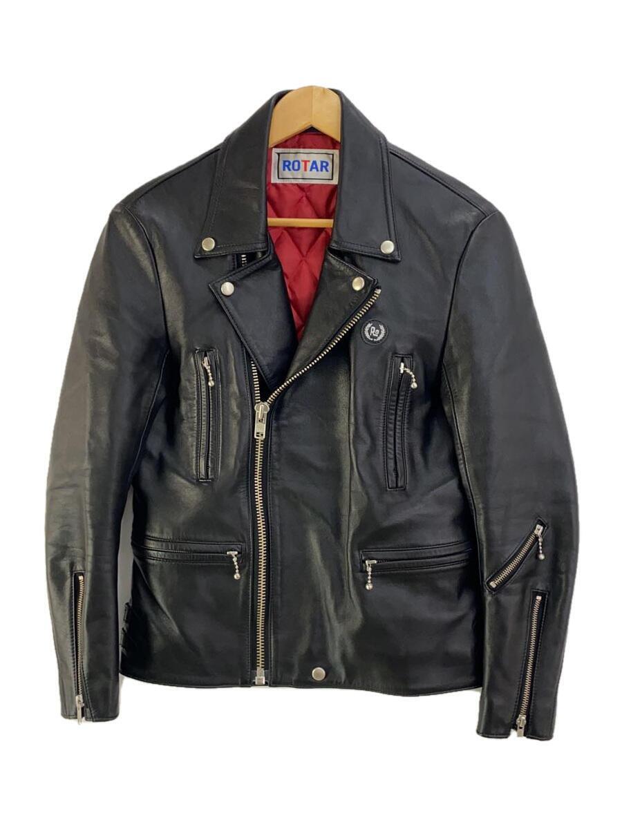 ROTAR* double rider's jacket /S/ cow leather / black /RT135 1001