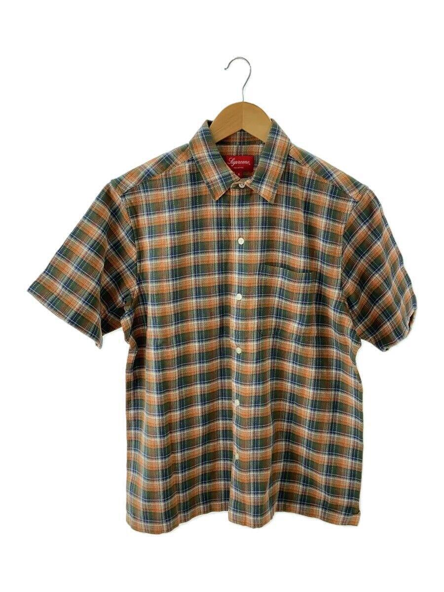 Supreme◆半袖シャツ/S/コットン/マルチカラー/チェック/Plaid S/S Shirt