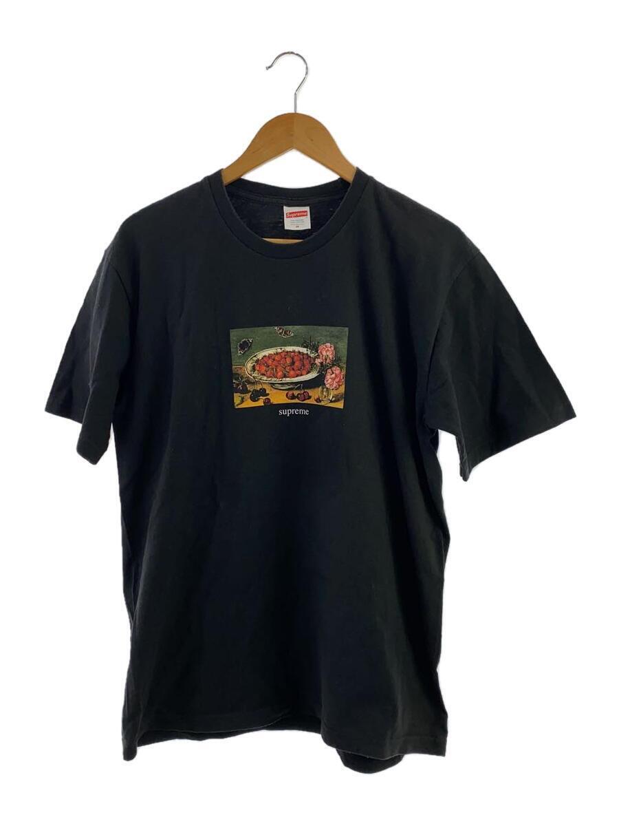 Supreme◆Tシャツ/M/コットン/BLK/Strawberries Tee