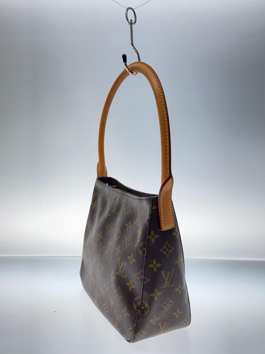 LOUIS VUITTON◆ルーピングMM_モノグラム・キャンバス_BRW/PVC/M51146/SD0091_画像2