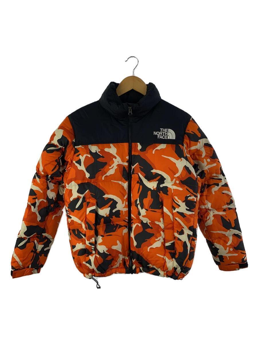 THE NORTH FACE◆NOVELTY NUPTSE JACKET_ノベルティーヌプシジャケット/M/ナイロン/ORN_画像1