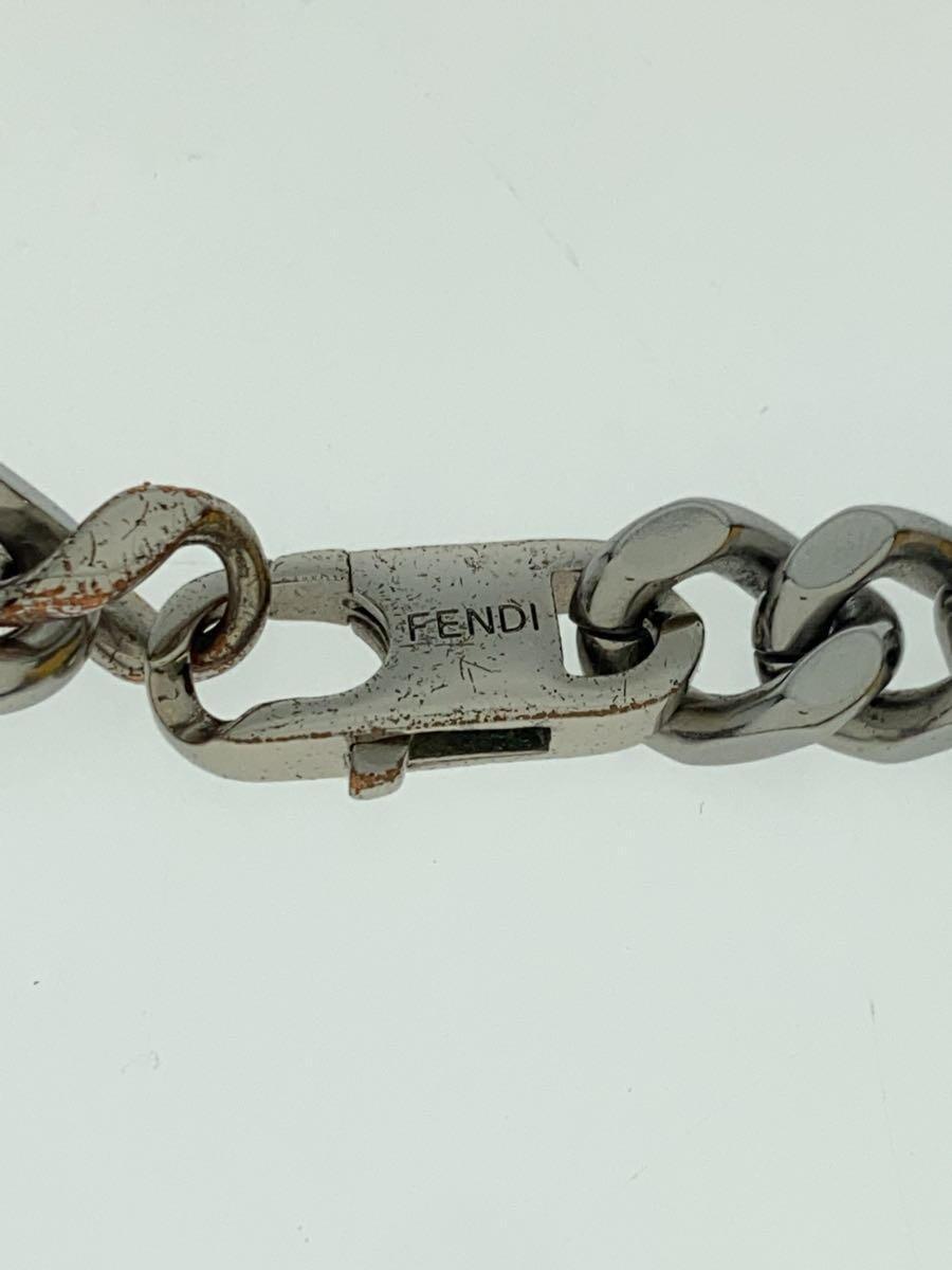 FENDI◆ネックレス/-/SLV/トップ無/メンズ/バケットネックレス_画像3