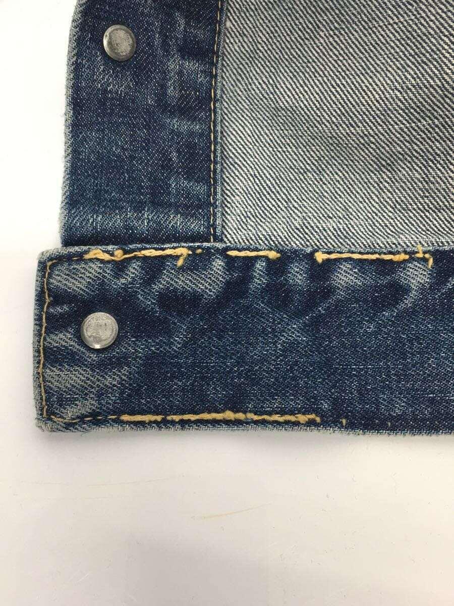 Levi’s◆60s/557/3rd/BIG E/均等V/ボタン裏O/バータックイエローステッチ/パッチ欠損_画像5