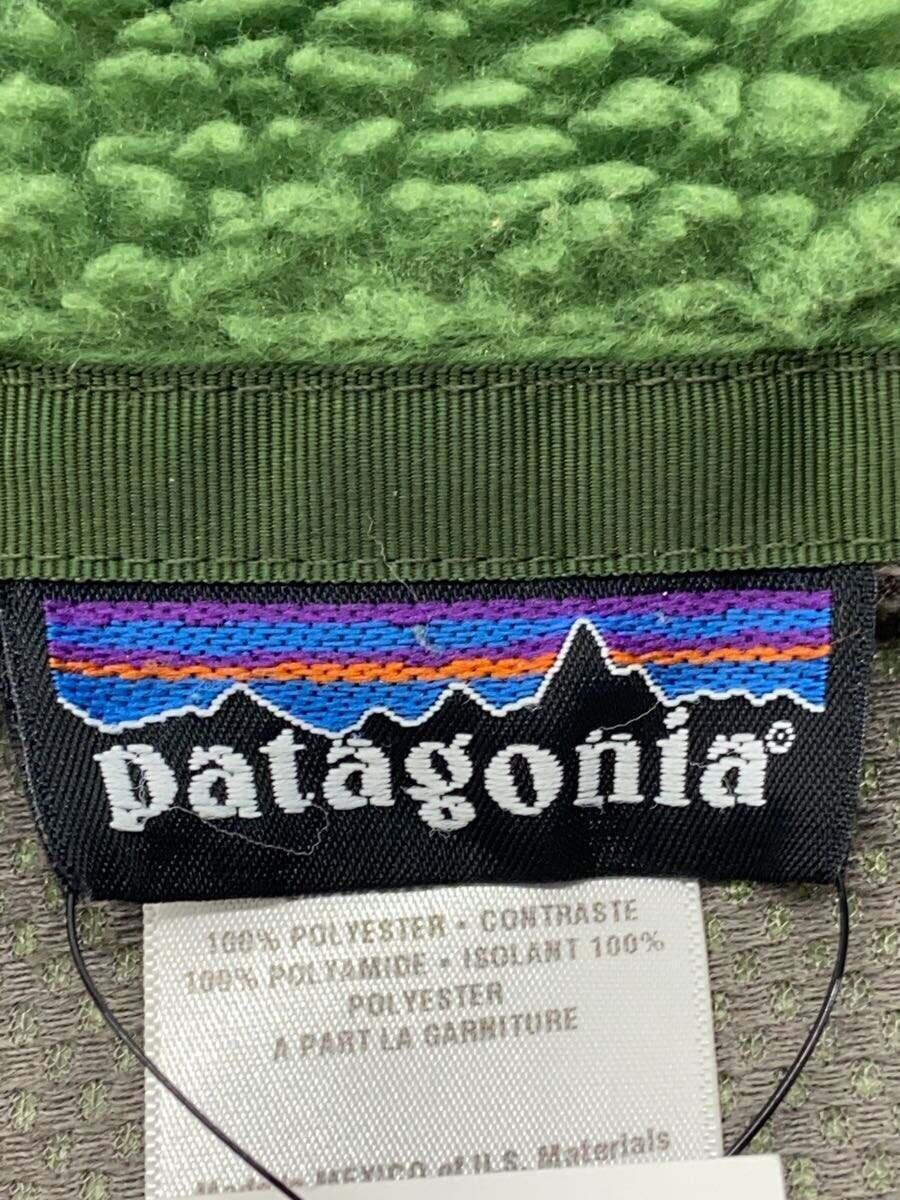 patagonia◆フリースベスト/M/ポリエステル/GRN_画像3