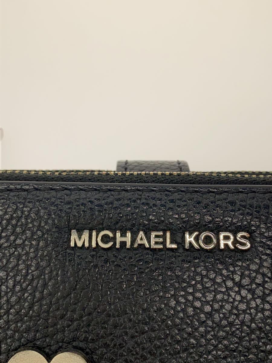 MICHAEL KORS◆Adele Floral Applique Leather Smartphone Wallet/32S8SFDW9U_画像3