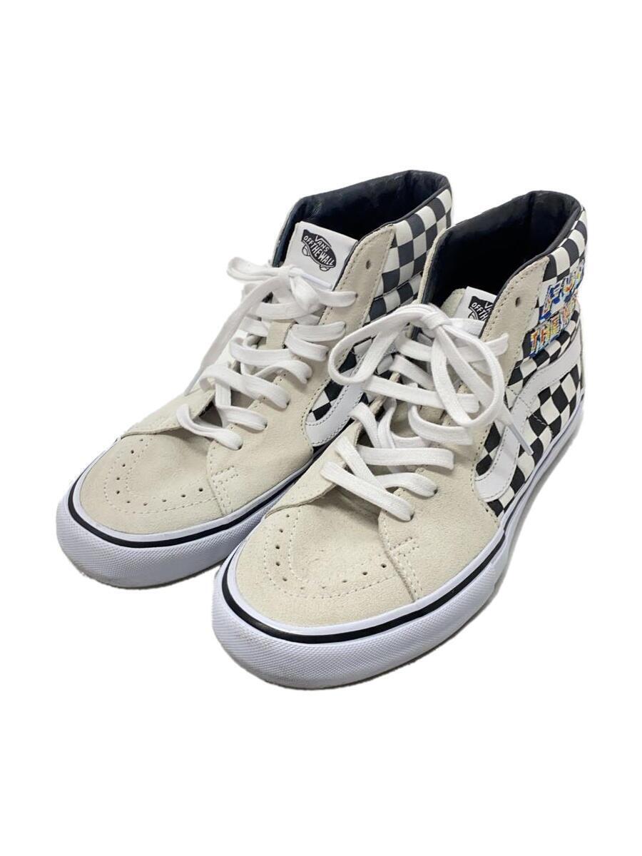 VANS◆ハイカットスニーカー/27cm/WHT_画像2