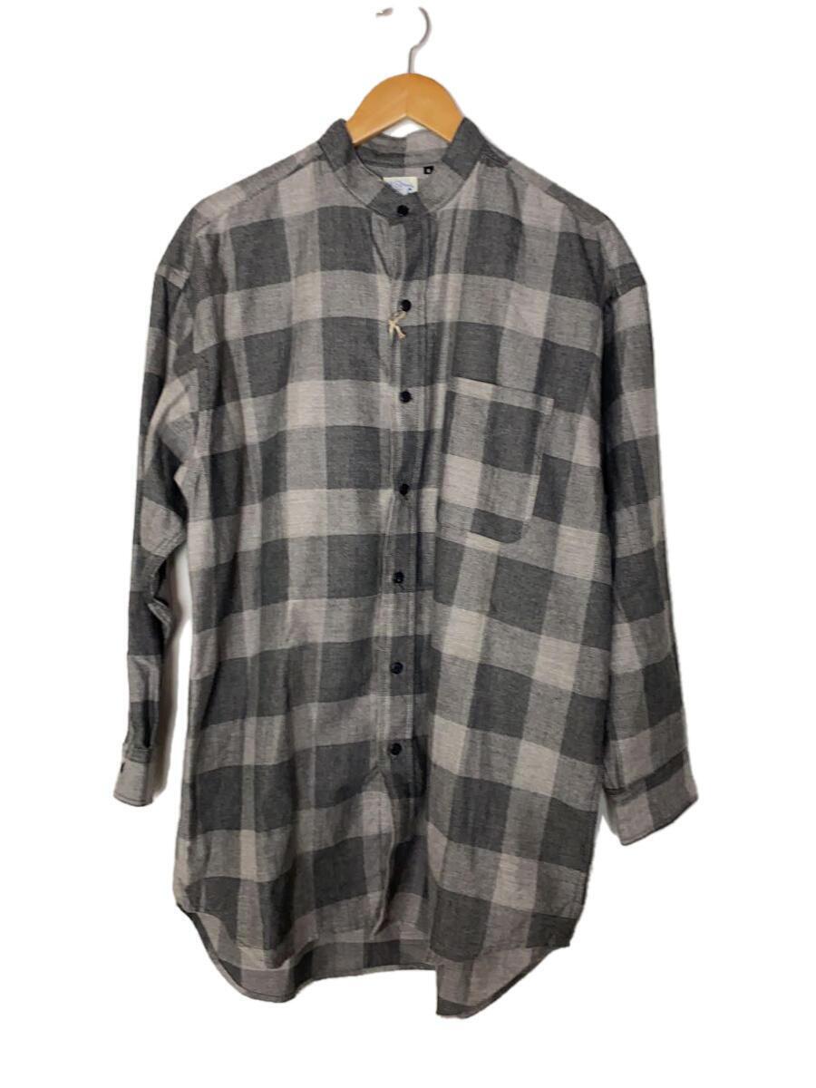 orSlow* wool ./ band color / flannel shirt /0/ cotton /GRY/ check 