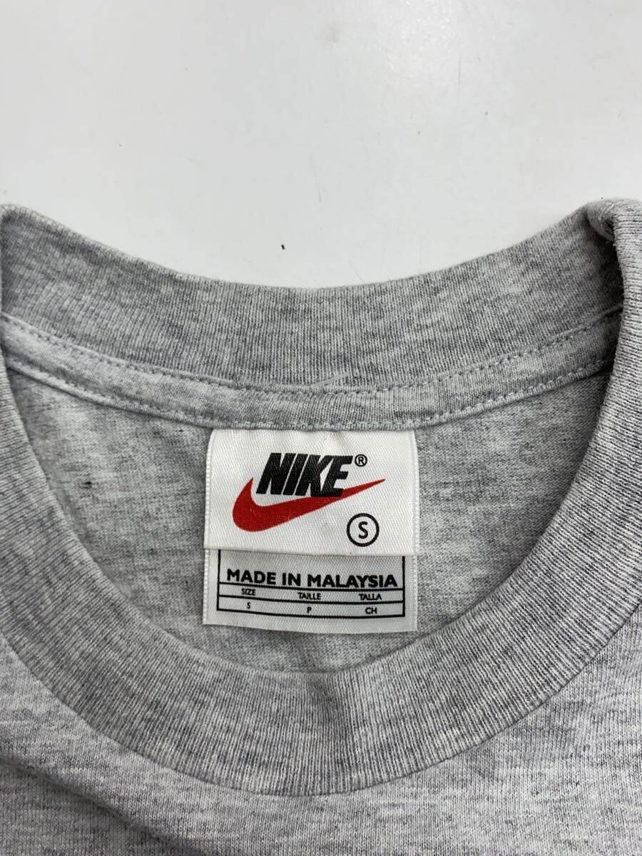 NIKE◆Tシャツ/S/コットン/GRY_画像3