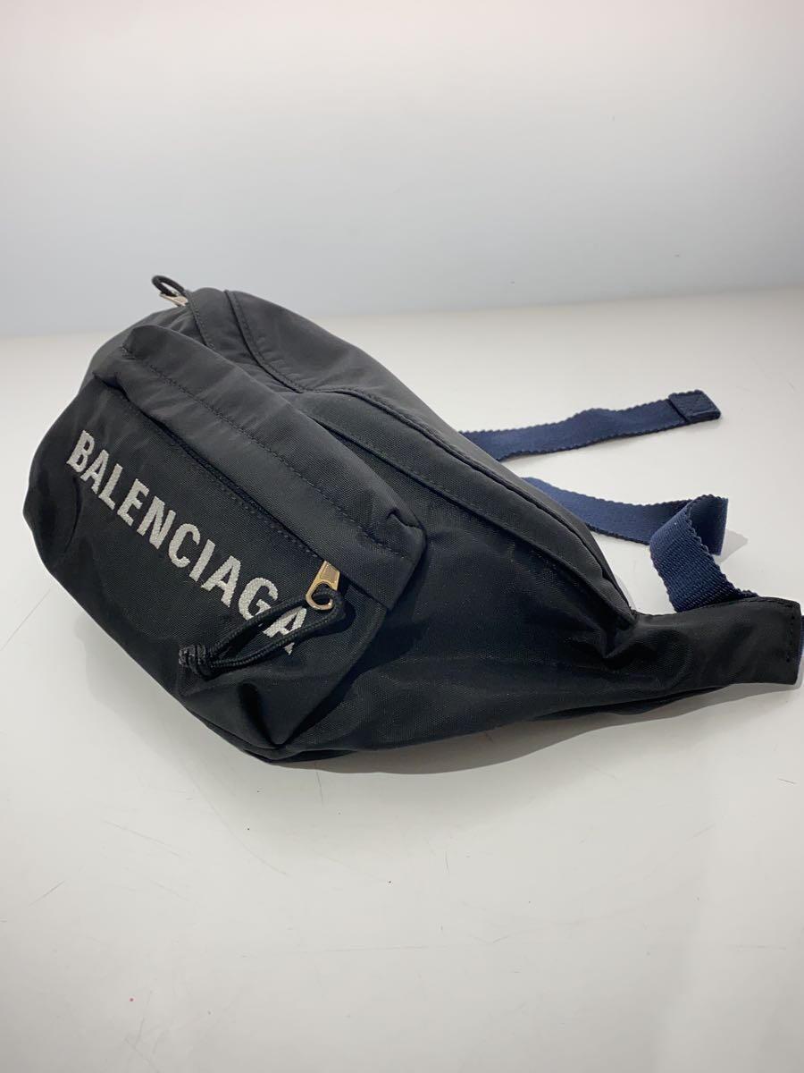 BALENCIAGA* body bag / waist bag / nylon /BLK/528862*1090*Y*002123
