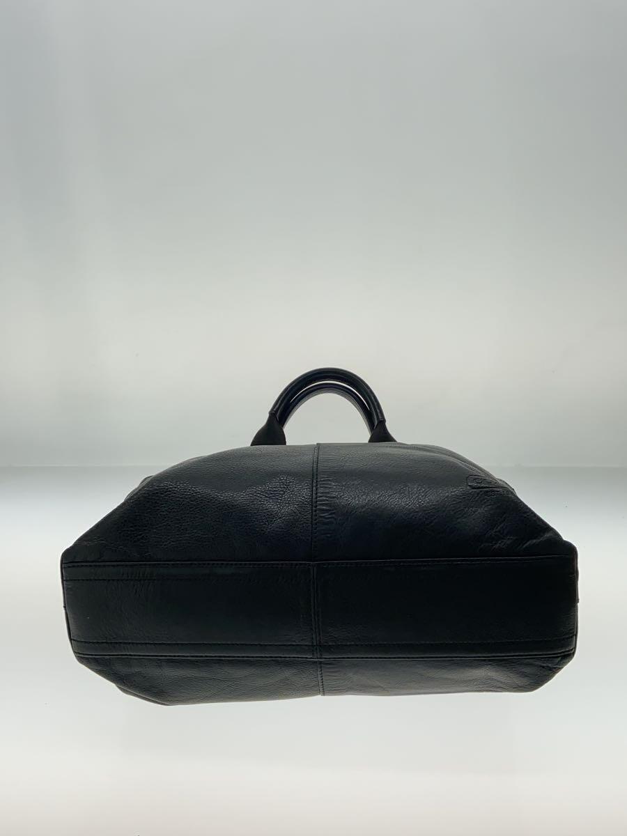 COACH◆トートバッグ/-/BLK/70227_画像4